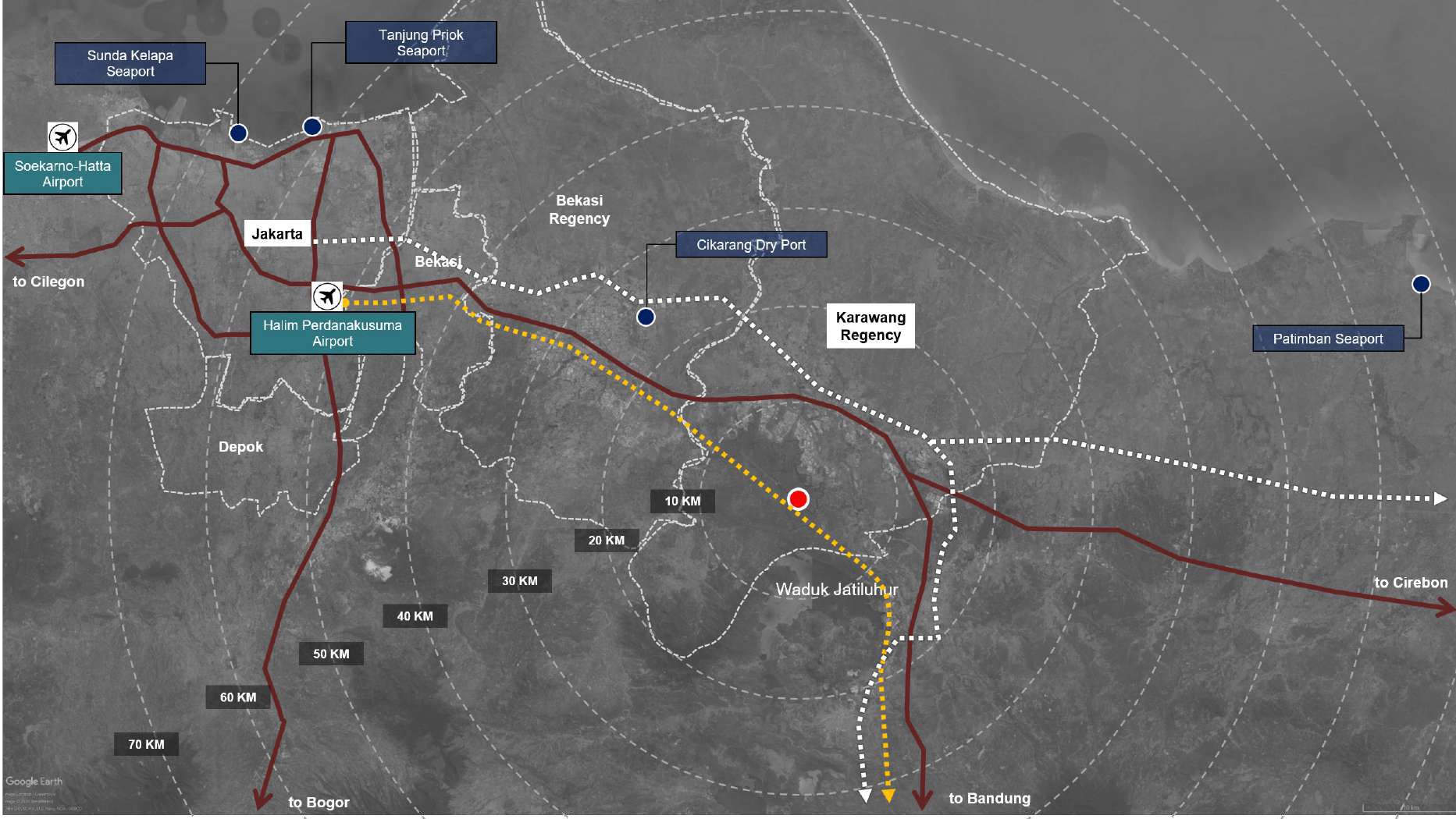 Regional Positioning Map